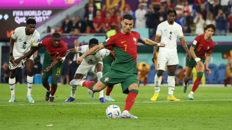 Cristiano Ronaldo CR7 record gol Portogallo Ghana