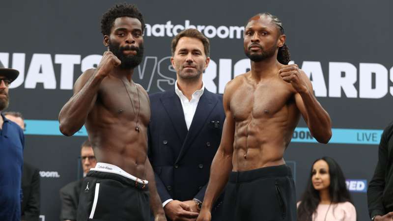 Joshua Buatsi and Craig Richards go head-to-head at tense weigh-in