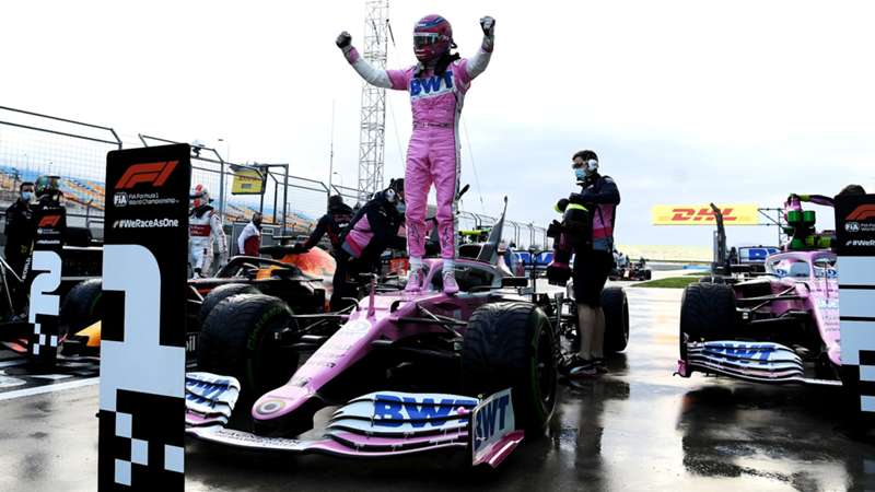 雨のトルコGP予選はストロールが初PP！レーシング・ポイント＆レッドブルがトップ4独占|F1