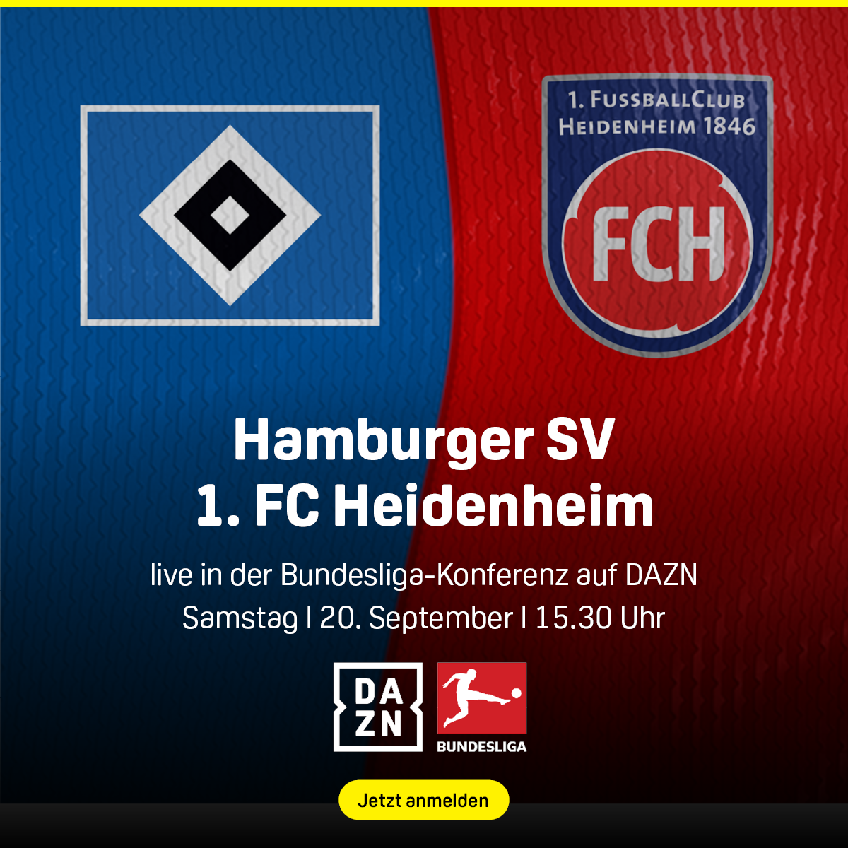 HSV Hamburger SV 1. FC Heidenheim Bundesliga Konferenz 4. Spieltag