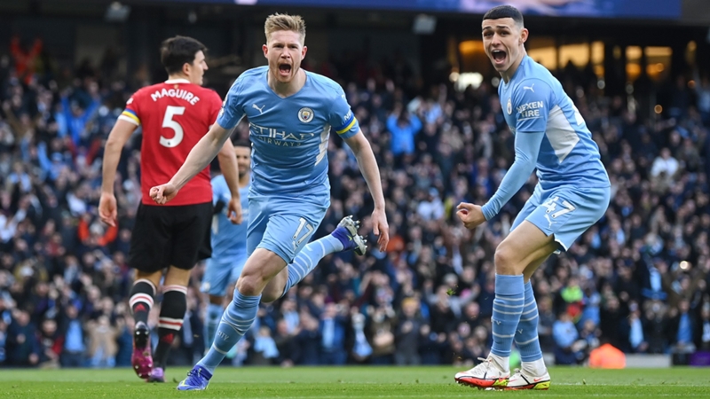 Kevin De Bruyne and Riyad Mahrez inspire Manchester City to win over Manchester United