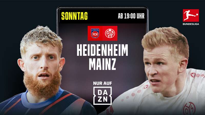 1. FC Heidenheim vs. Mainz 05 im TV und LIVE-STREAM