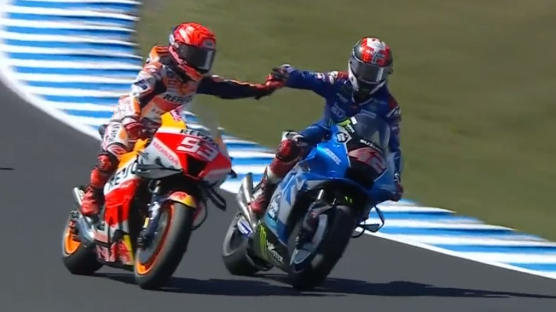 Álex Rins, Marc Márquez y el gesto de respeto después de su preciosa ...