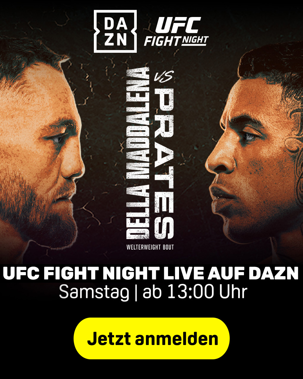 UFC Fight Night della Maddalena Prates Banner