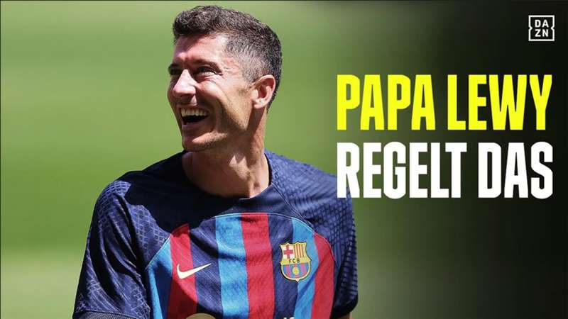 FC Barcelona: Lewy mehr Liebe beim Assist als Oma beim Pierogi machen