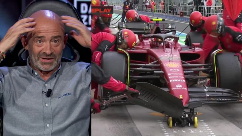 Antonio Lobato y su análisis más contundente sobre el Ferrari de Carlos Sainz: "Un desastre"