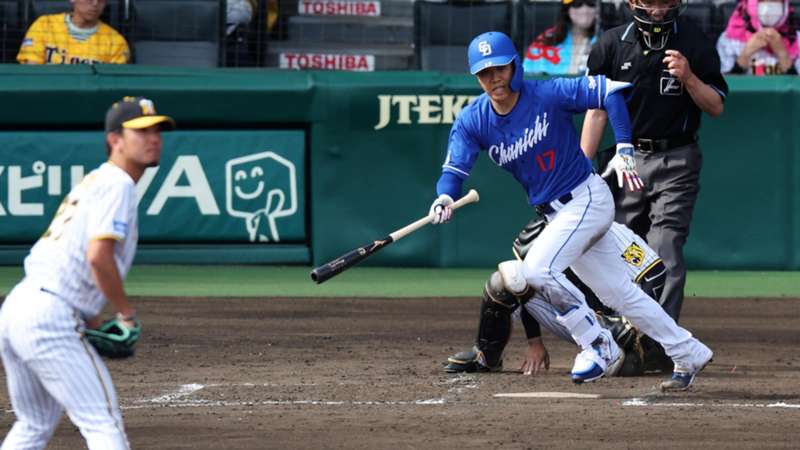 【動画】 大谷翔平or鈴木誠也？中日の柳裕也がノーステップ打法でタイムリーヒット ｜ プロ野球