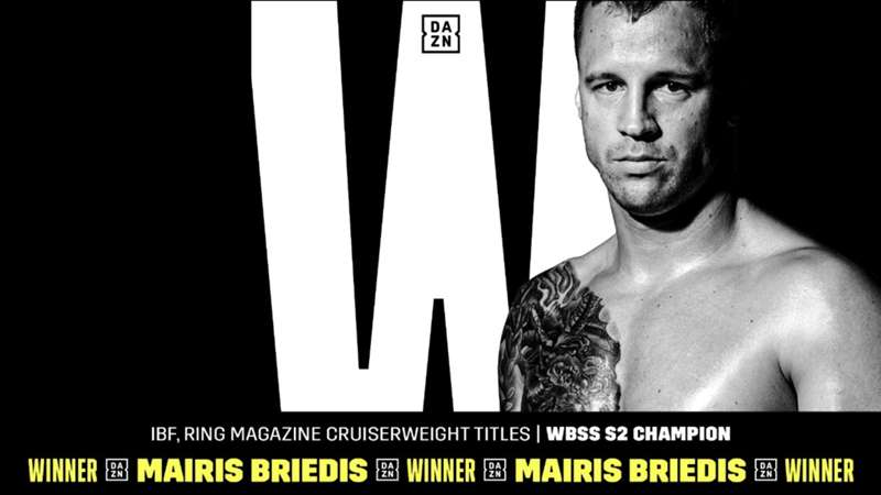 Mairis Briedis defeats Yuniel Dorticos to take IBF cruiserweight title and win WBSS final