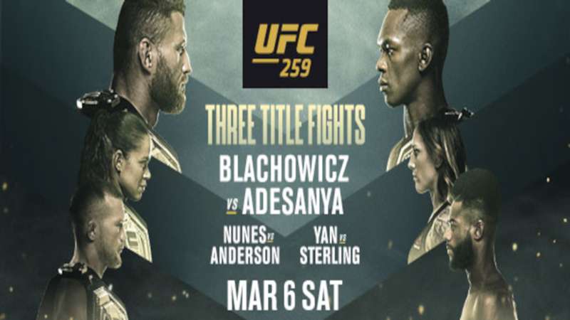 UFC 259: Jan Blachowicz vs. Israel Adesanya date, fight time, odds, TV channel and live stream