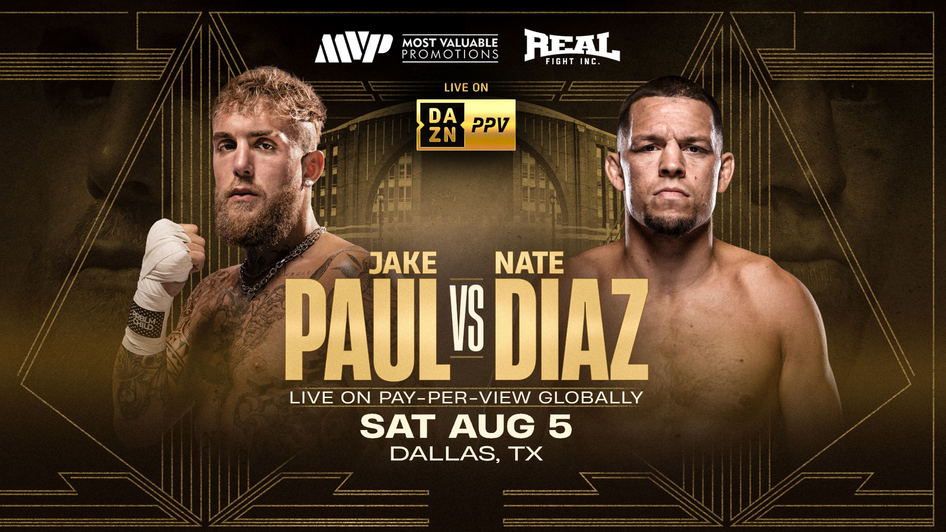 Jake Paul to face Nate Diaz in August boxing match DAZN News US