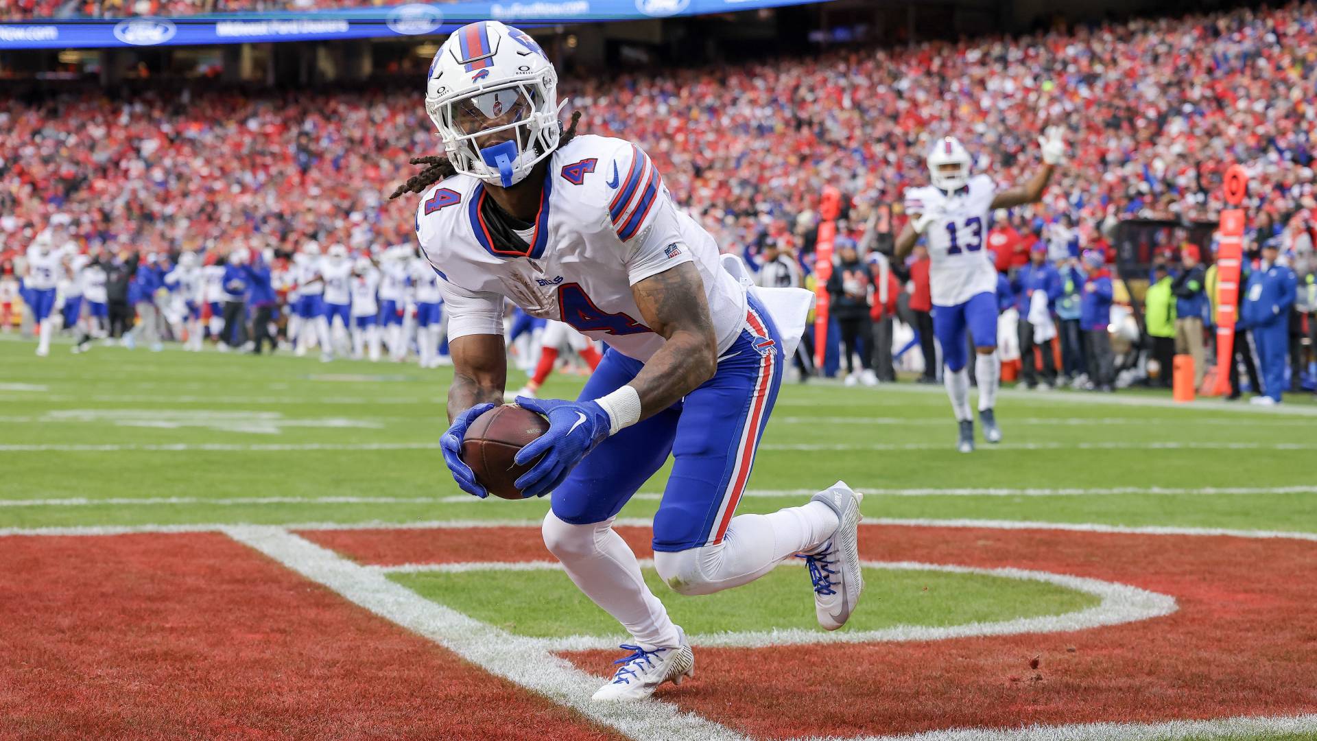 Buffalo Bills, Running Back James Cook: Statistiken, Gehalt, Position ...