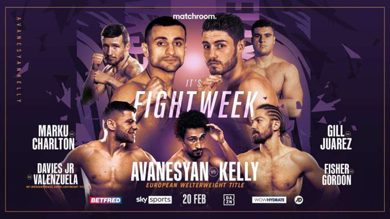 David Avanesyan vs. Josh Kelly: Date, fight time, TV channel and live stream