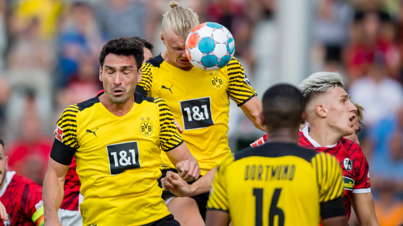 Mats Hummels Erling Haaland Nico Schlotterbeck Borussia Dortmund BVB SC Freiburg SCF Bundesliga 21082021