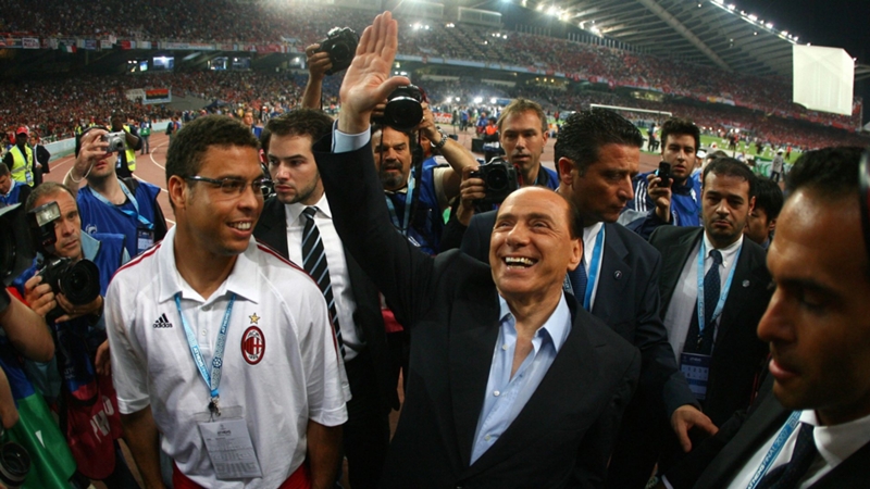 Addio a Berlusconi, i messaggi di cordoglio di società, calciatori, sportivi e celebrità