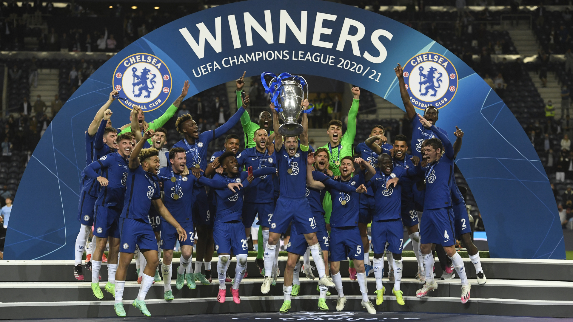 ONLY GER UEFA Champions League Sieger 2021 FC Chelsea Siegerehrung 29052021