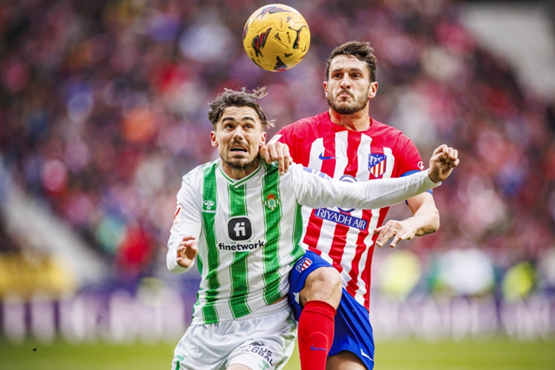 LaLiga: William Carvalho marca na vitória do Atlético de Madrid frente ao Bétis