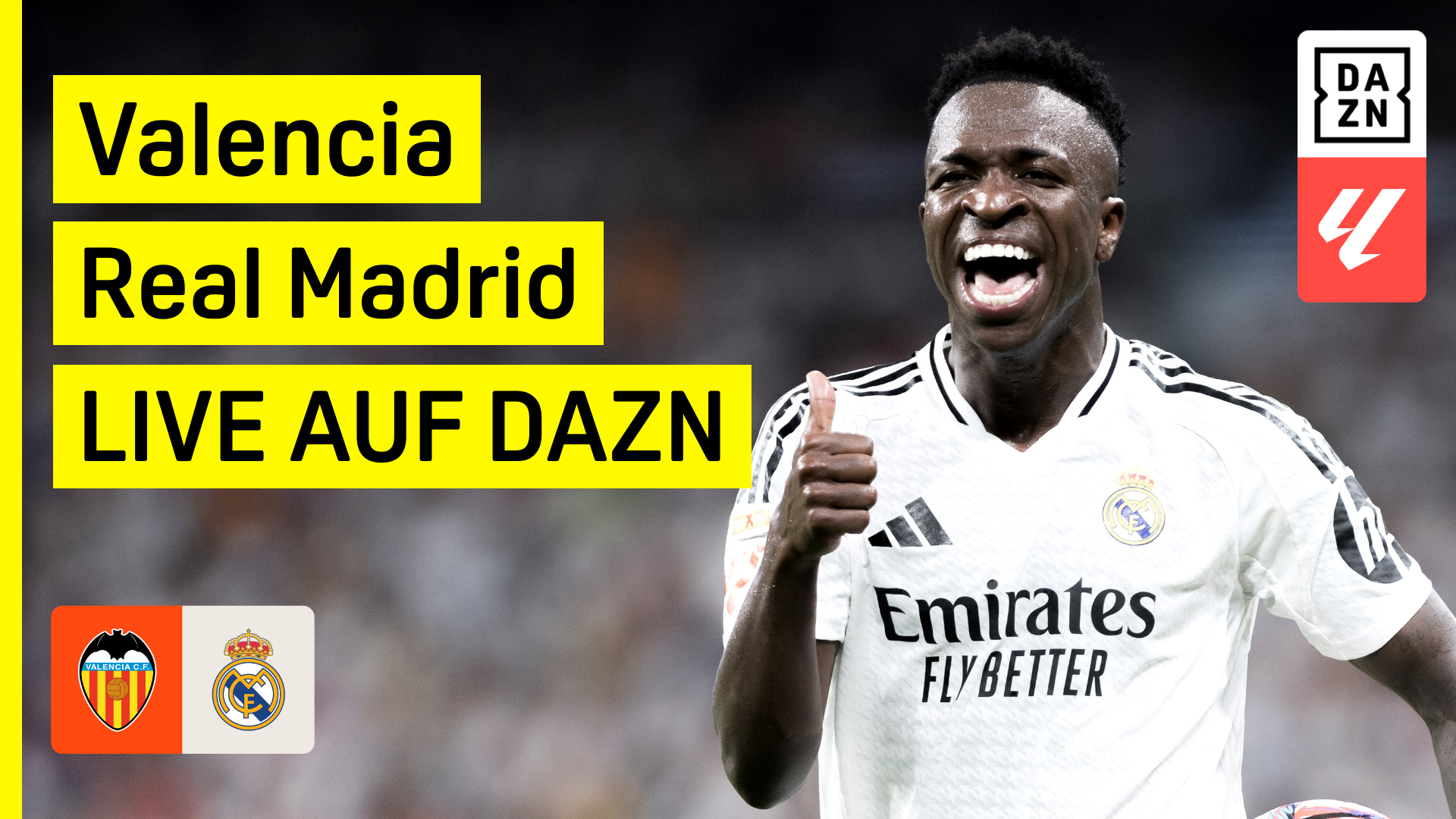 Valencia Real Madrid LaLiga DAZN Header