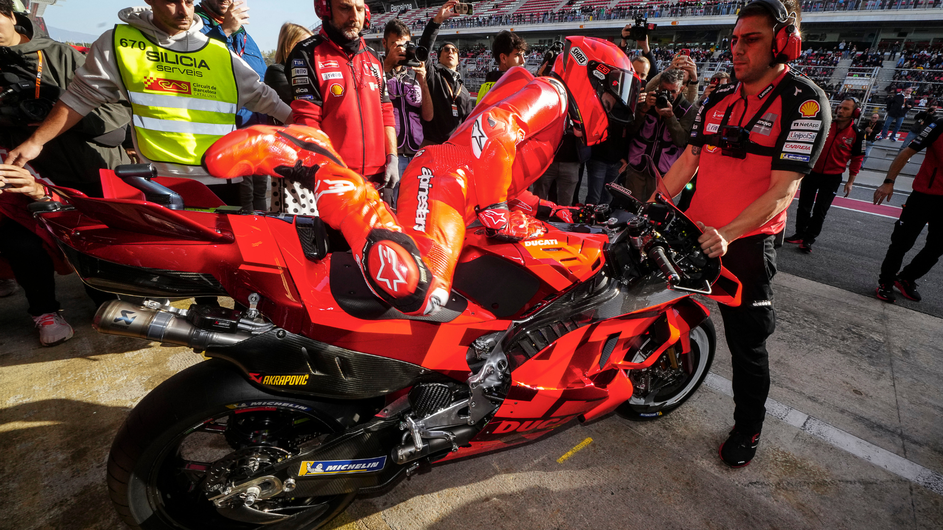 Marc Márquez, Ducati, Test MotoGP 2025 Barcelona