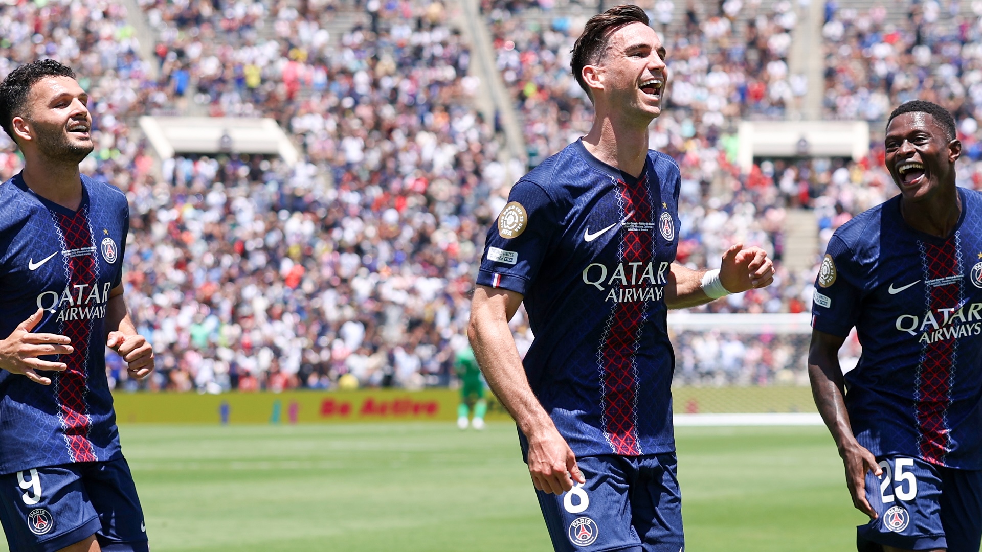 Relive the key moments as PSG run wild against Atletico Madrid