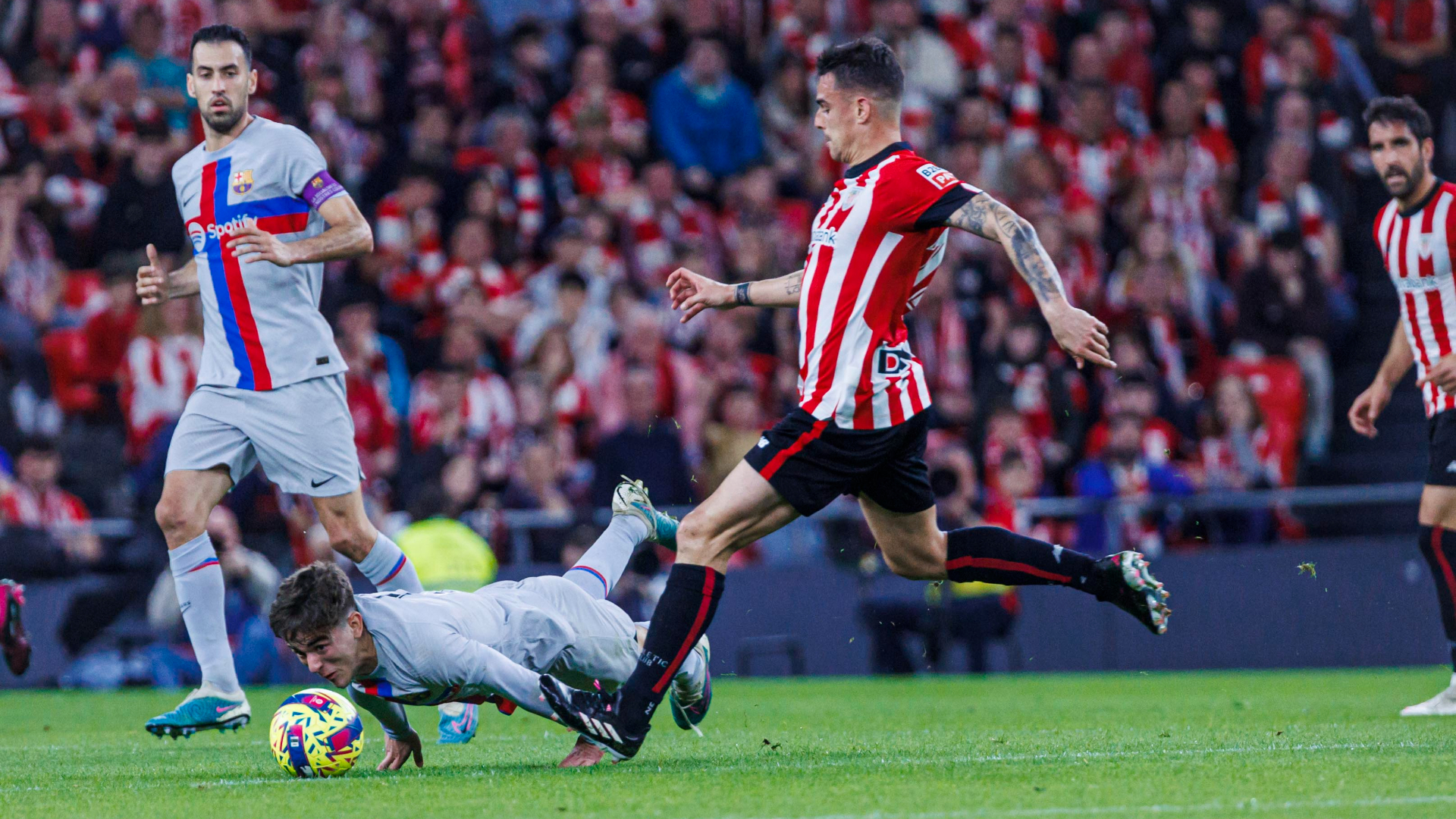 Pablo Martín Gaviria, Gavi, Athletic Club - FC Barcelona, San Mamés, 12 marzo 2023