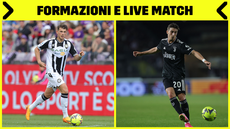 Diretta Udinese-Juventus: formazioni, dove vederla in tv e live streaming