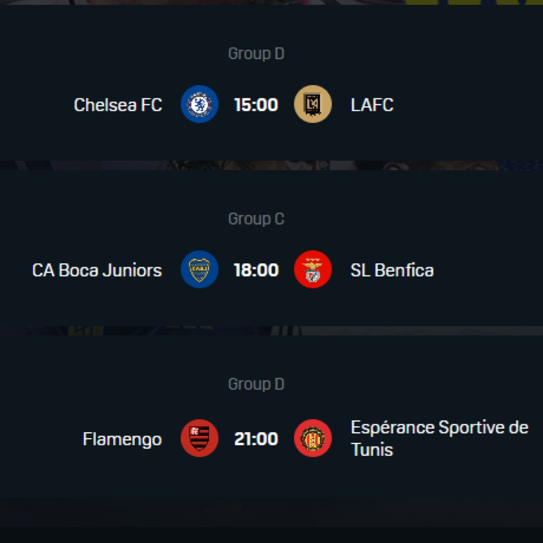 June 16 CWC fixtures