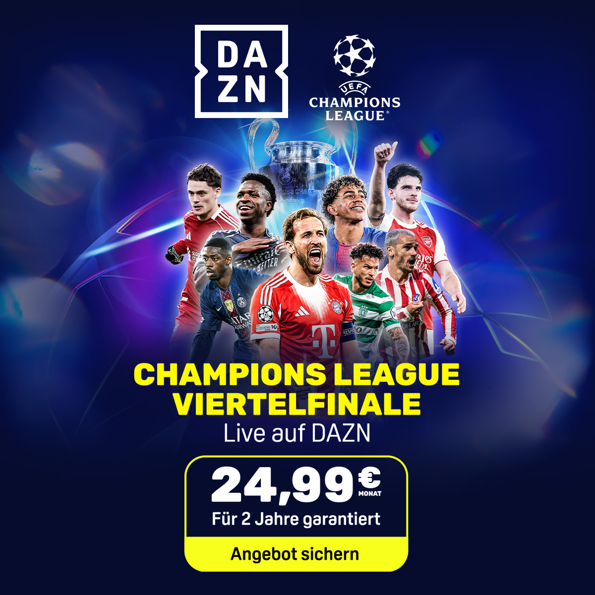 Unlimited 24.99 Euro Banner UCL Viertelfinale