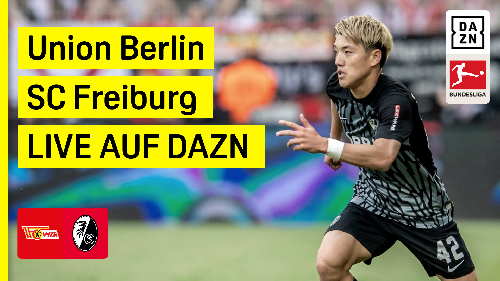 Union Berlin SC Freiburg Bundesliga DAZN Header