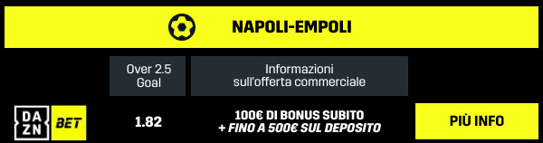 napoli empoli odds