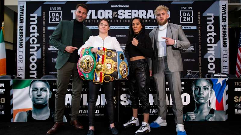 ¿En qué canal es Katie Taylor vs. Amanda Serrano? Información de la transmisión en vivo, hora de inicio, cartel completo y cómo ver en DAZN