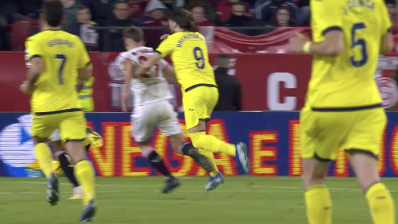 Marcelino, sobre el polémico gol anulado a Ben Bereton en el Sevilla 1-1 Villarreal: "El VAR no se ha creado para esto"