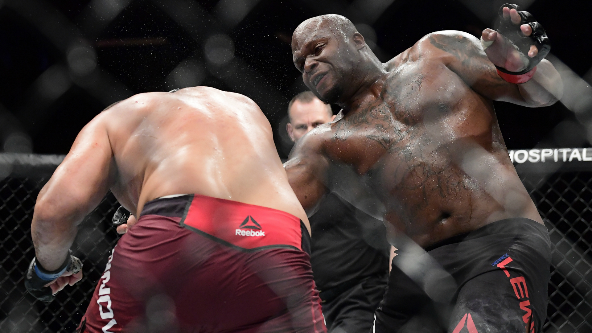 UFC star Derrick Lewis says 'I need a s***' on live TV following knockout  win over Aleksei Oleinik