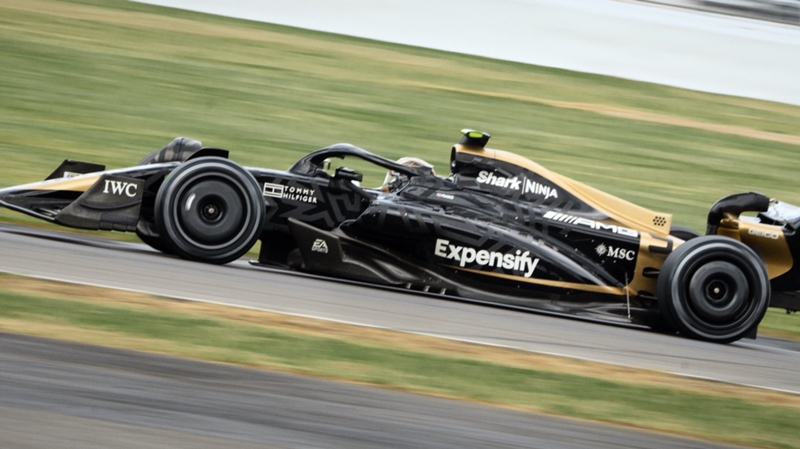 Qué película se está rodando en Silverstone sobre la F1