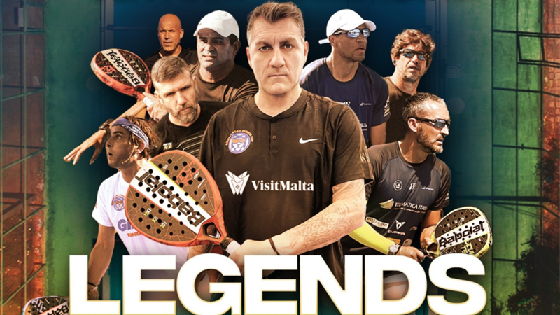 Vieri, Dida, Candela e non solo: al via la prima edizione della Legends Padel Malta Cup