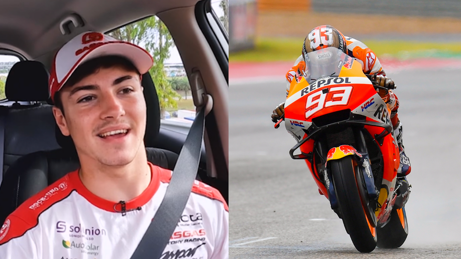 Izan Guevara, Marc Márquez