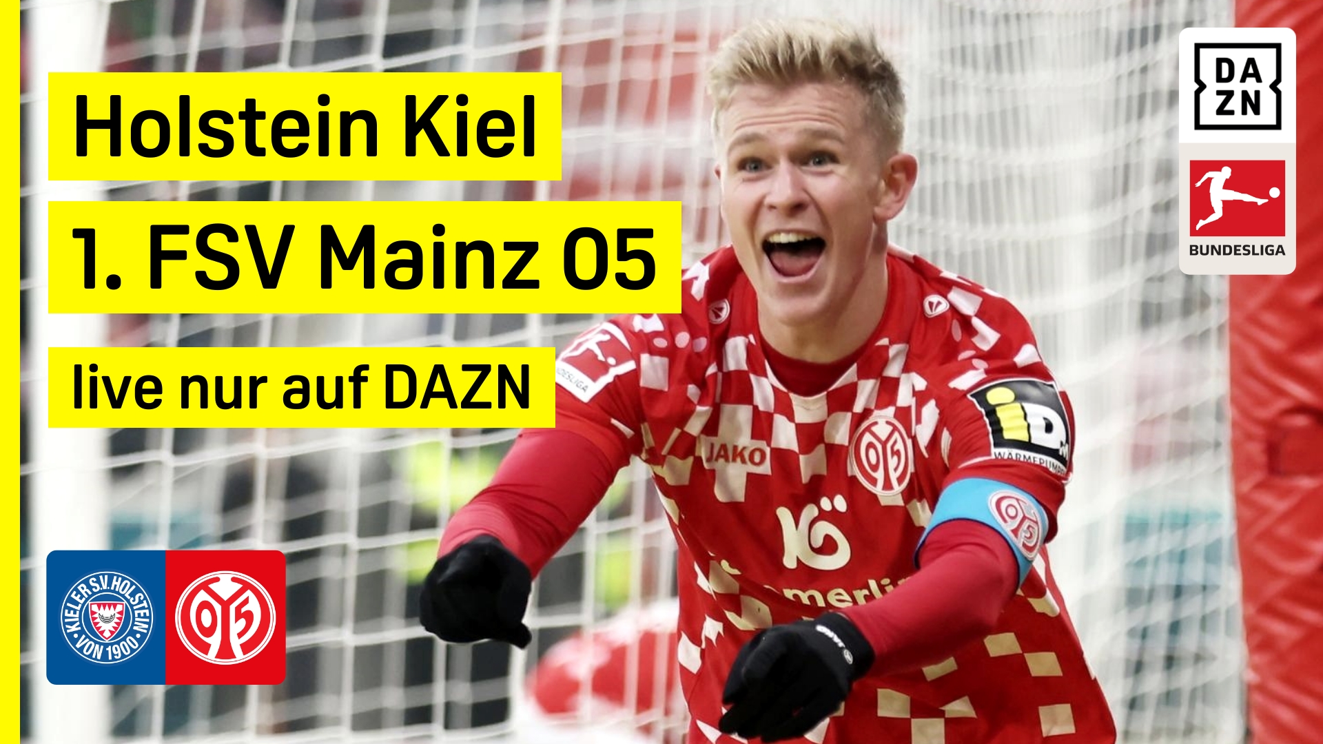 Bundesliga: Holstein Kiel - Mainz 05 live auf DAZN | DAZN News DE