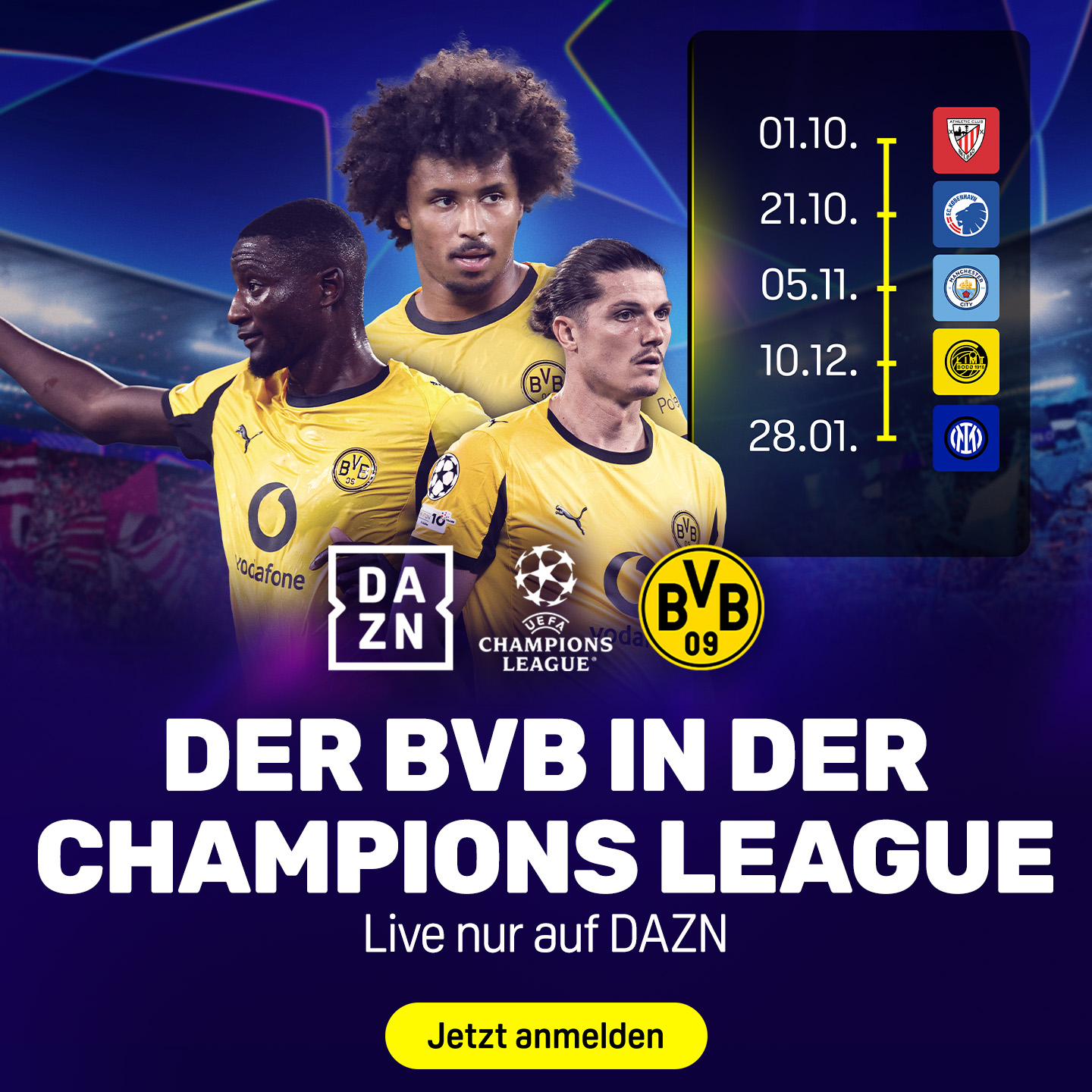 Banner BVB Champions League MD 2