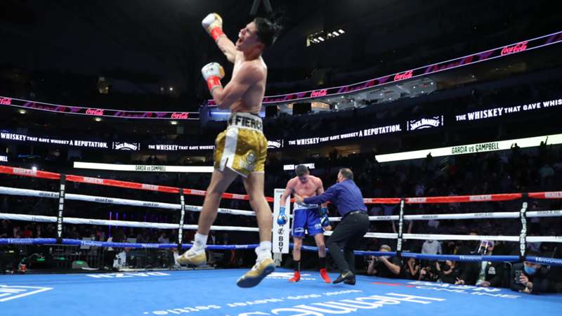 Ryan Garcia knocks out Luke Campbell after being dropped to become interim WBC champ