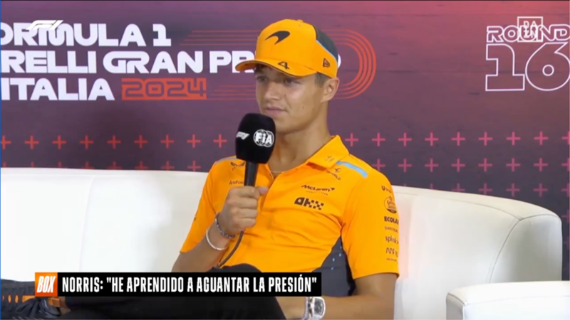 Lando Norris se quita la presión en su lucha por el Mundial de F1 ante Max Verstappen: "Estoy más preparado para lidiar con ello"