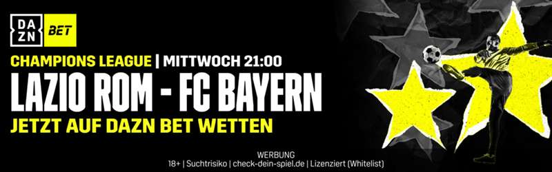 Die besten Wetten zu Lazio Rom vs. Bayern München – Tipps, Prognosen & Wett-Quoten