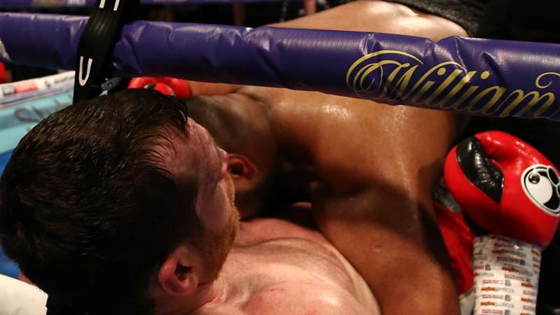 British boxer Kash Ali disqualified after biting David Price on the stomach