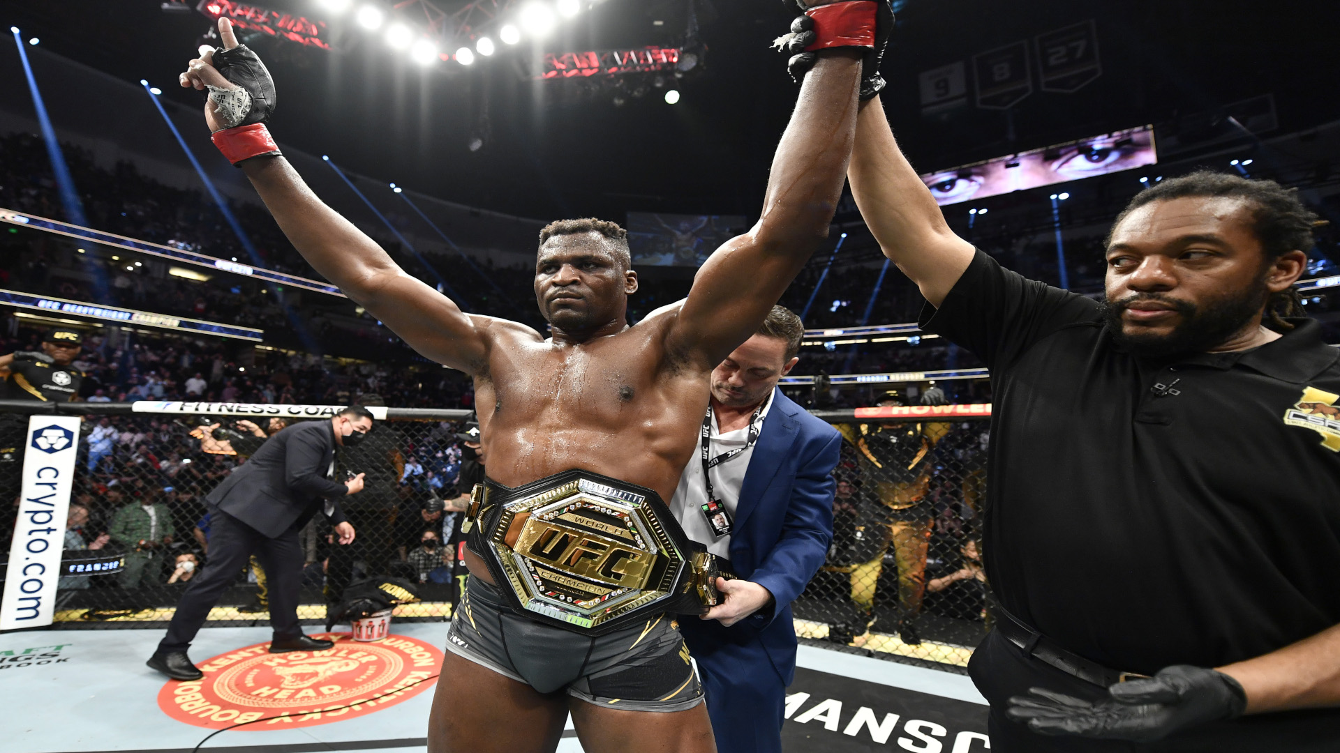 UFC 270: Francis Ngannou Overcomes Adversity To Beat Cyril Gane To ...