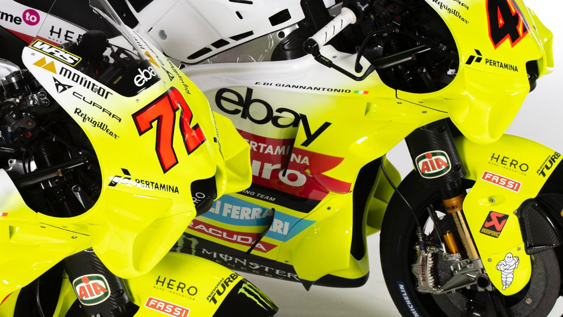 Presentación VR46 Racing Team MotoGP 2024 diseño, últimas novedades