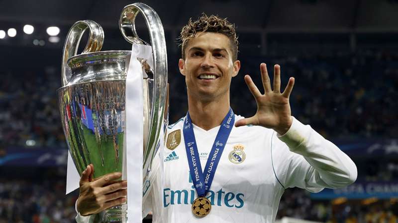 Real Madrid UCL trophy Ronaldo