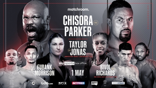 Derek Chisora ​​ha confermato contro Joseph Parker il 1 maggio