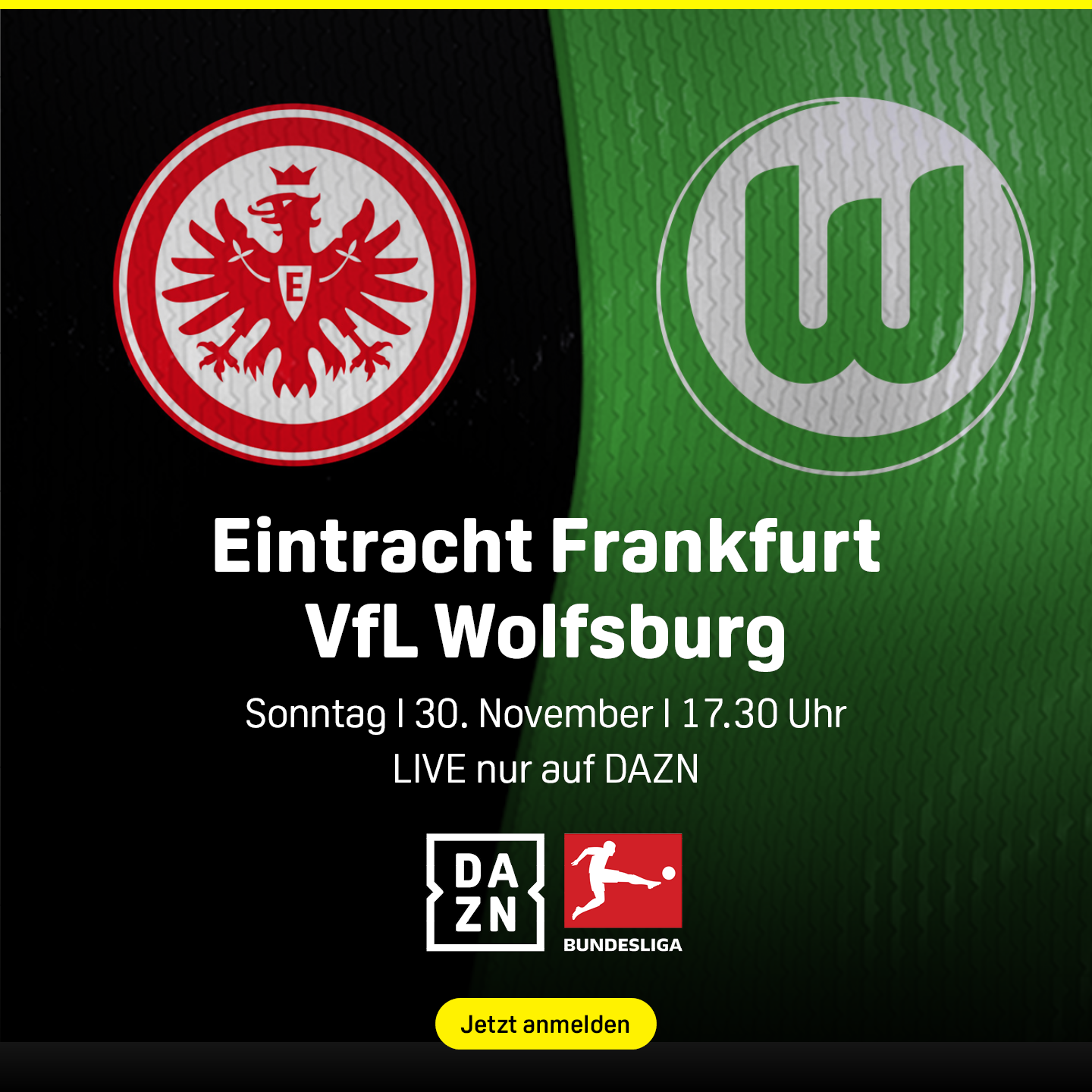 Eintracht Frankfurt VfL Wolfsburg Bundesliga