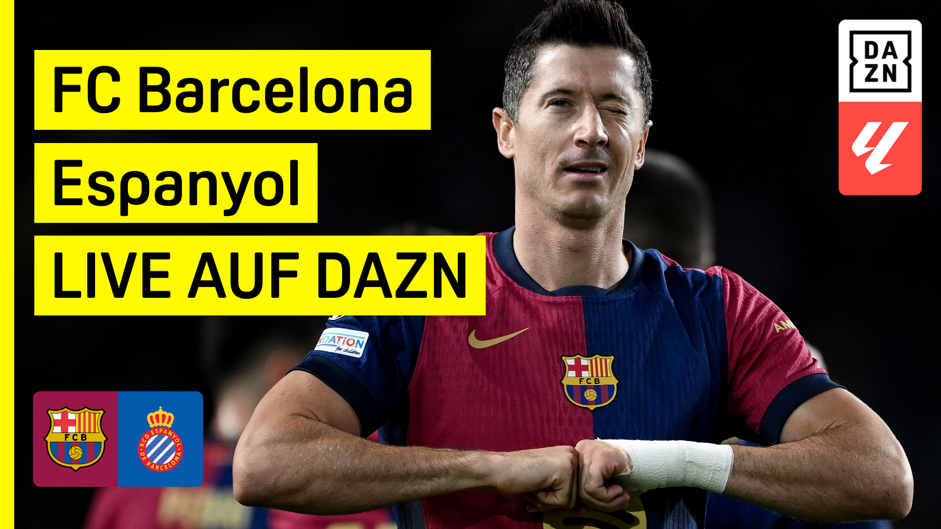 FC Barcelona Espanyol LaLiga DAZN Header