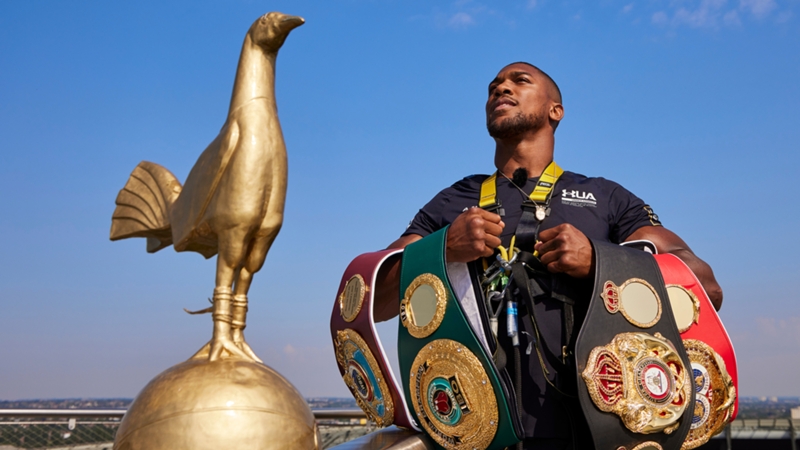 Anthony Joshua se prepara para Oleksandr Usyk, el combate mental más duro de su carrera