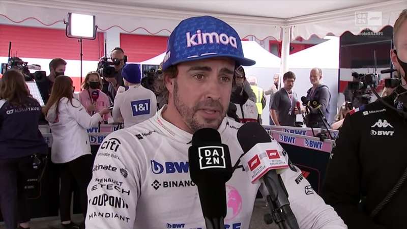 Fernando Alonso y su particular forma de "bautizar" la carrera al sprint en Imola