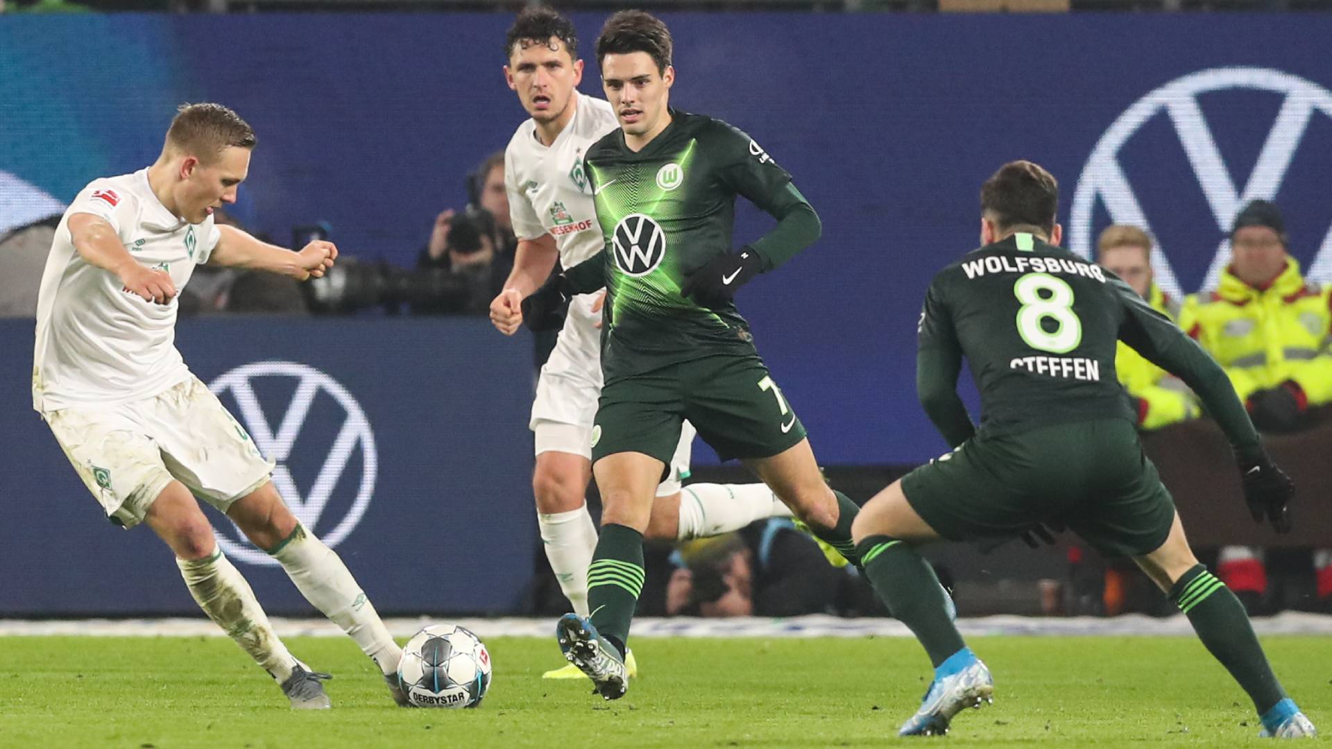 Bundesliga Wolfsburg Werder Hinspiel Saison 20192020